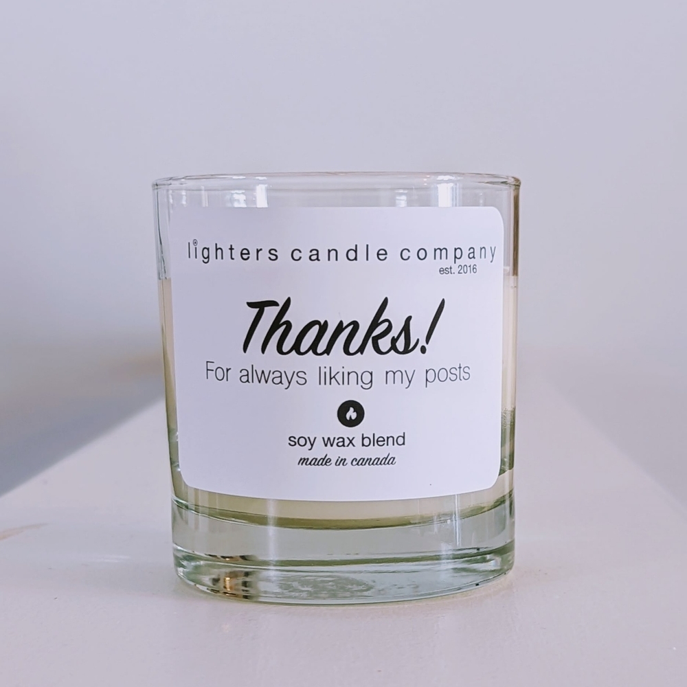 Thanks for liking all my posts candle